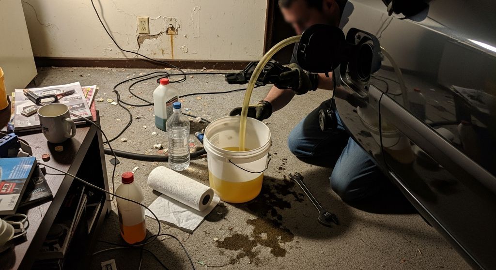 Servicio de Extracción de combustible equivocado en Morata De Tajuña